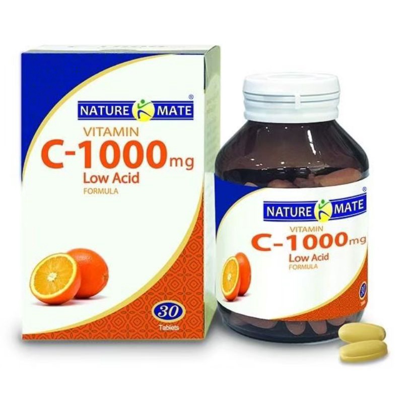 เนเจอร์เมท วิตามิน ซี-1000 มิลลิกรัม สูตรมีความเป็นกรดต่ำ